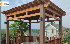 Chòi nghỉ gỗ nhựa Hobi
