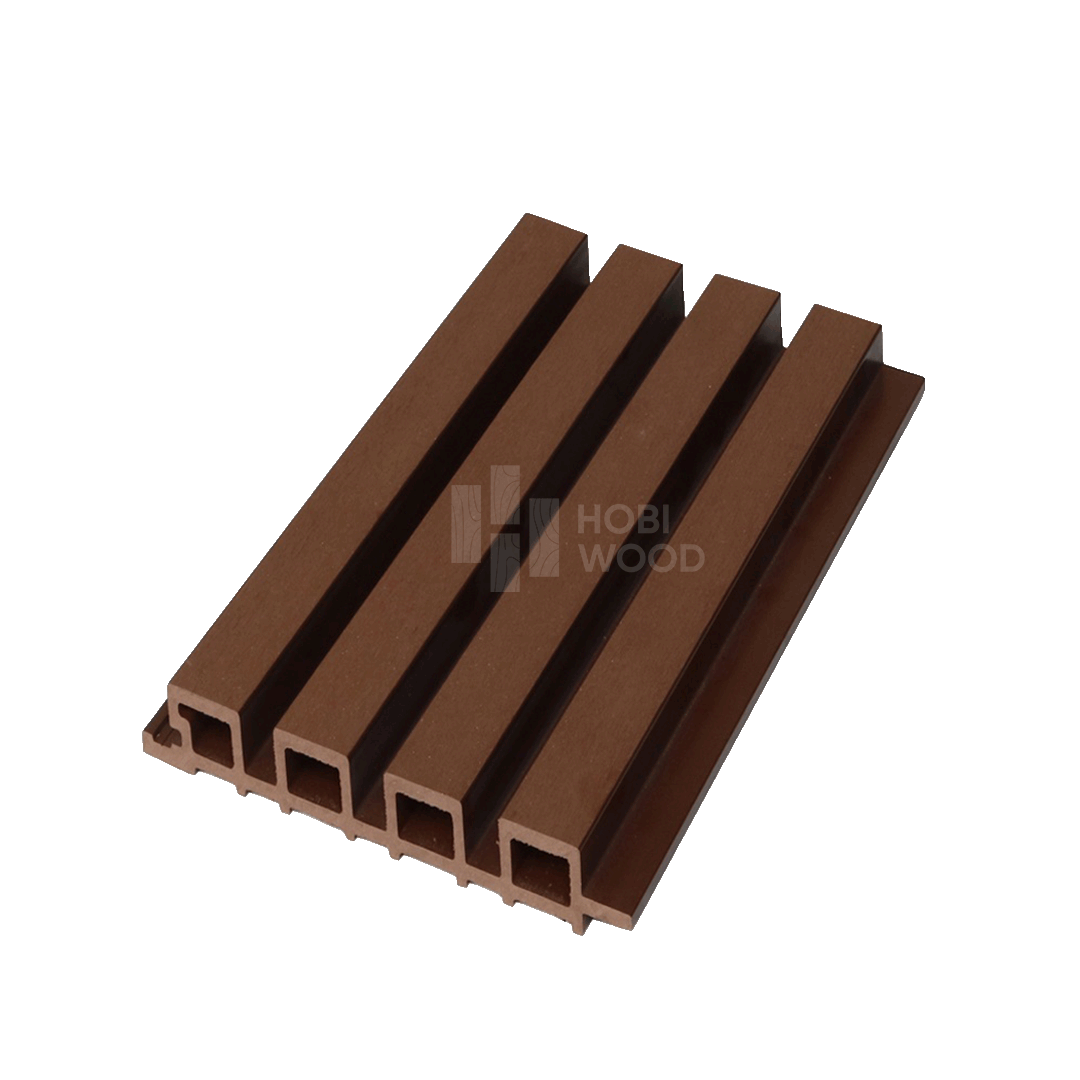 Tấm ốp lam sóng gỗ nhựa HobiWood SO 218W28 (Oak Brown)