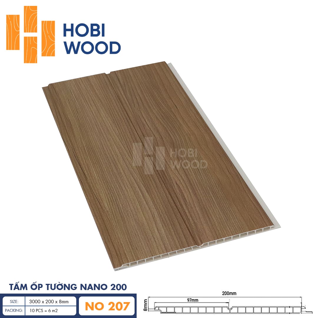 Tấm ốp Nano HobiWood NO207