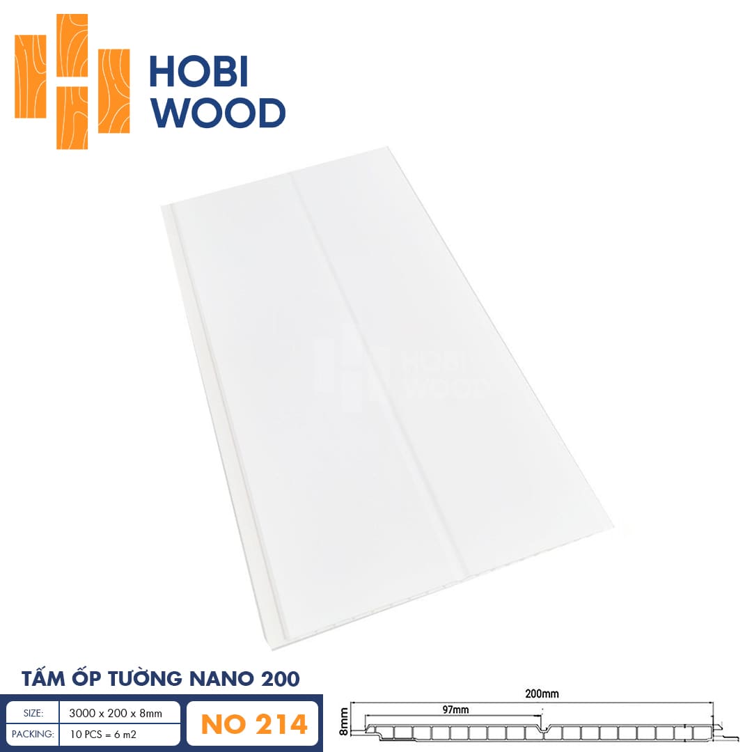 Tấm ốp Nano HobiWood NO214