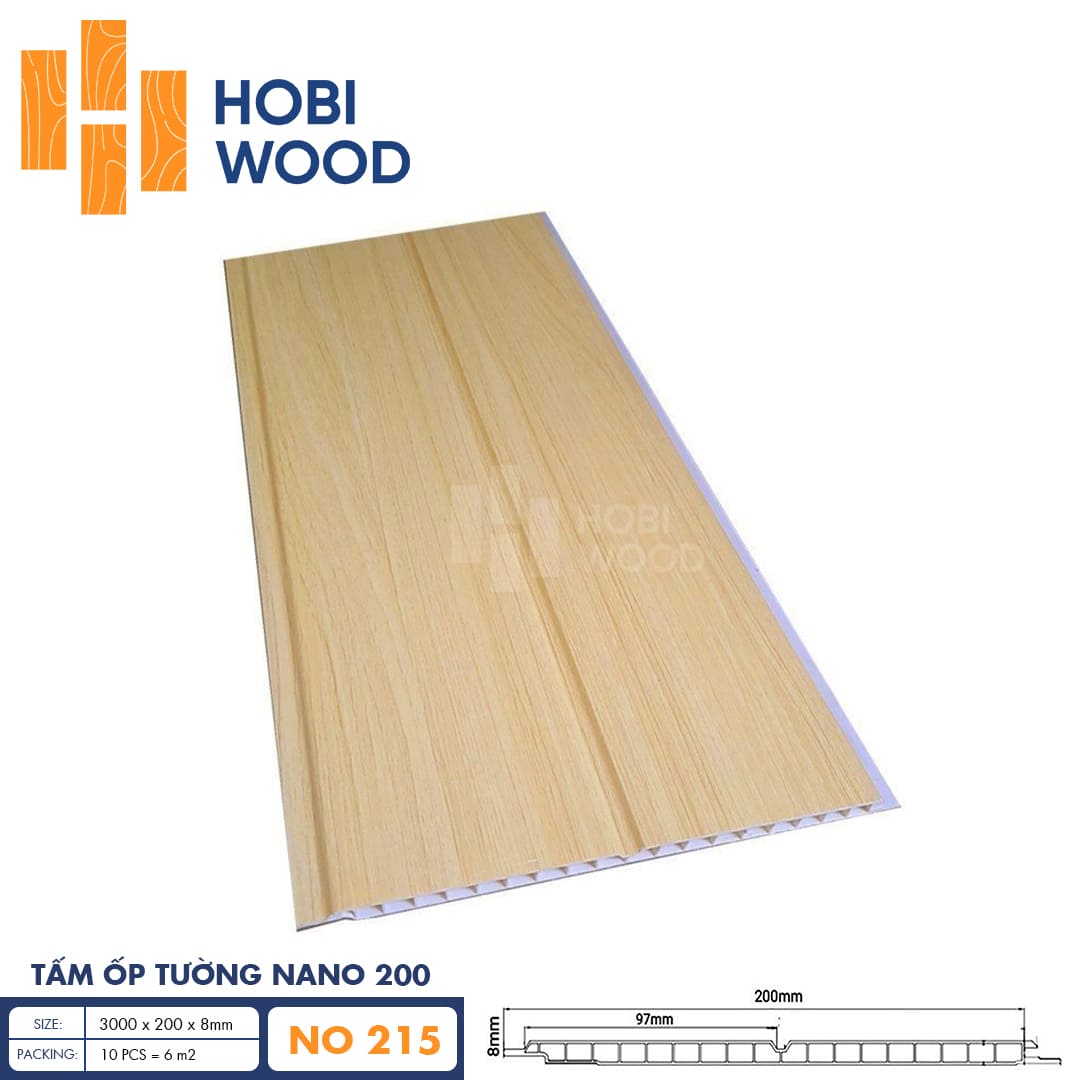 Tấm ốp Nano HobiWood NO215
