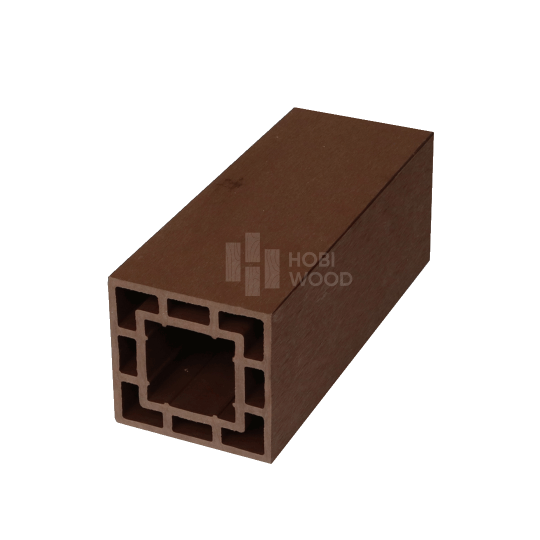 Trụ gỗ nhựa HobiWood HB 120C120 (Oak Brown)