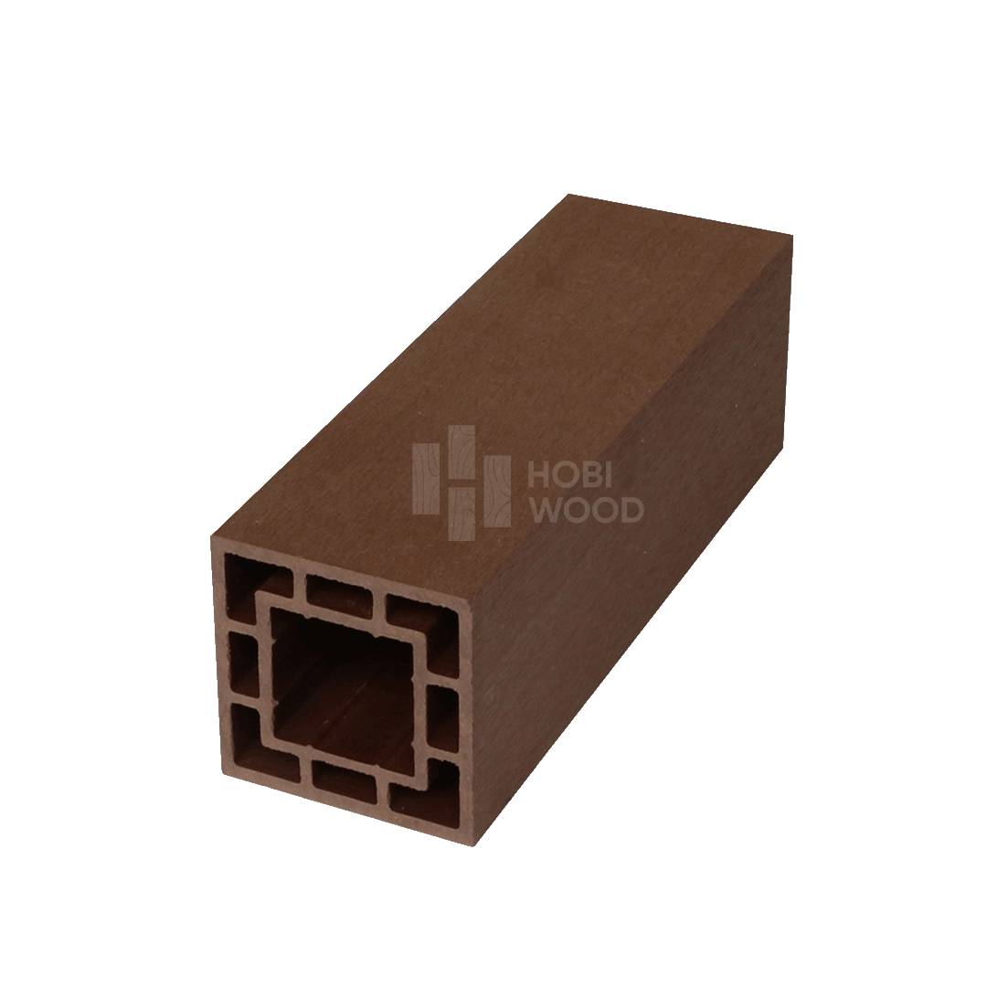 Trụ gỗ nhựa HobiWood HB 100C100 (Oak Brown)
