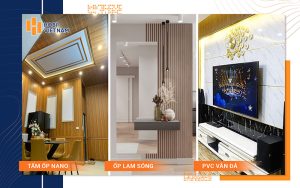 Tấm nhựa ốp tường nội thất Hobi ốp trang trí tường