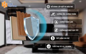 Đặc điểm chung của tấm nhựa ốp tường