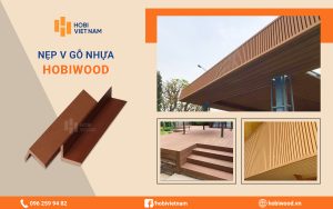 Nẹp V gỗ nhựa Hobiwood