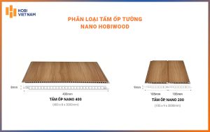 Phân biệt tấm ốp nano 400 và nano 200 Hobiwood