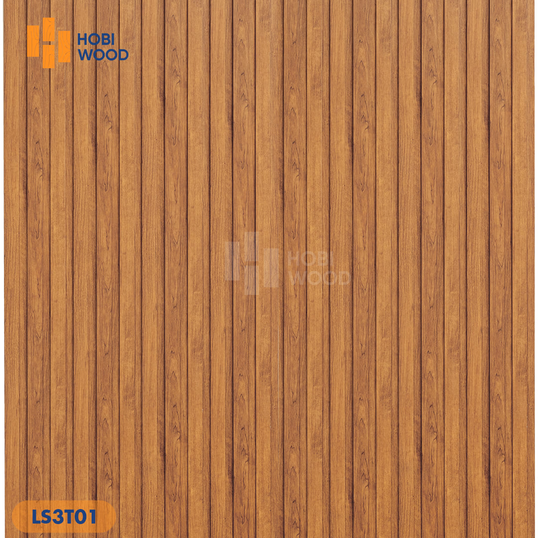 Tấm ốp lam 3 sóng thấp HobiWood LS3T01