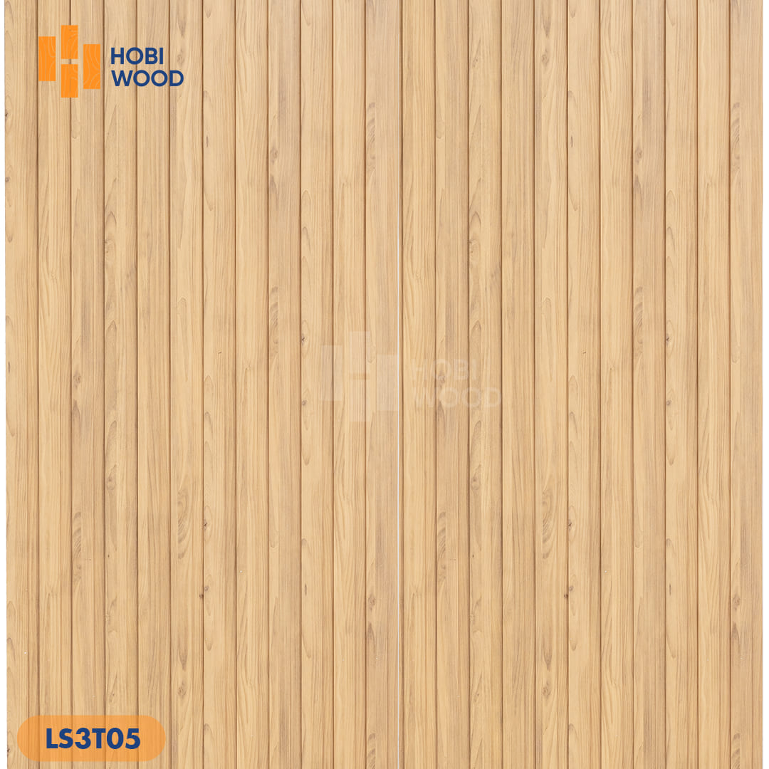Tấm ốp lam 3 sóng thấp HobiWood LS3T05