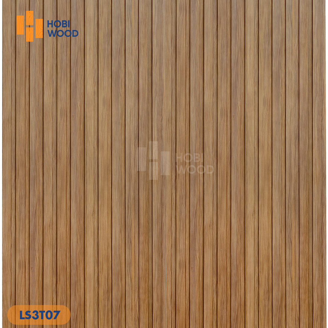 Tấm ốp lam 3 sóng thấp HobiWood LS3T07