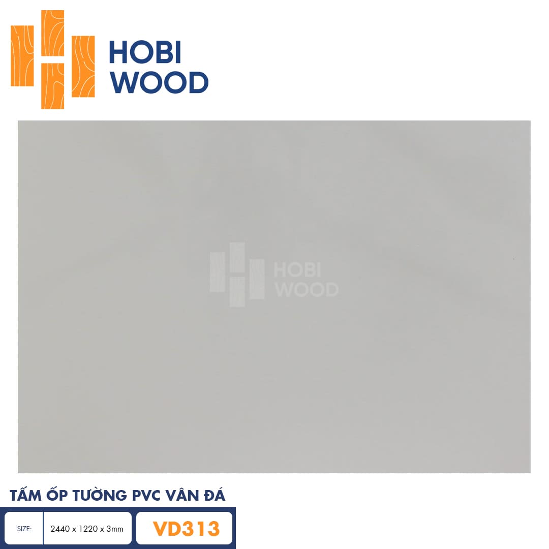 Tấm ốp PVC vân đá HobiWood VD313
